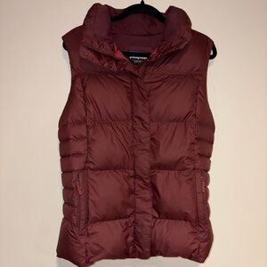 Patagonia Women's Maroon Puffer Vest